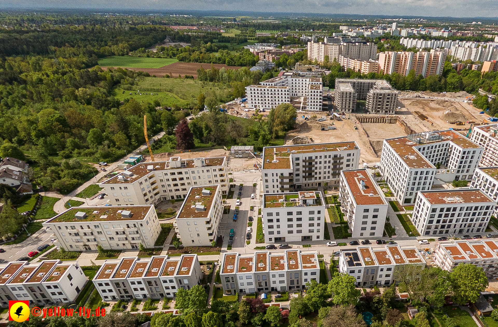 17.05.2023 - Baustelle Alexisquartier und Pandion Verde in Neuperlach
